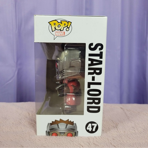 Funko POP! Guardians Of The Galaxy Star Lord Figure #47 - Picture 4 of 5
